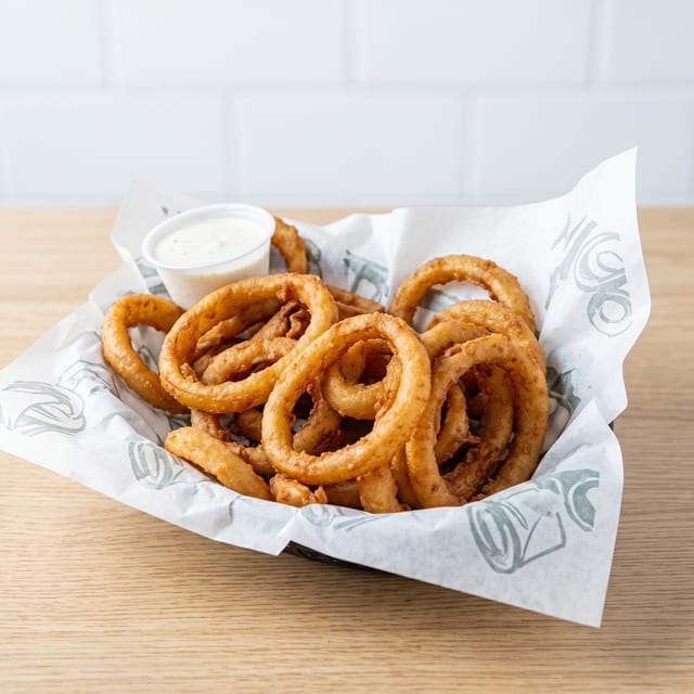 Beer-Battered Onion Rings.