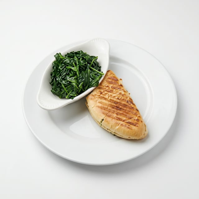 Sautéed Spinach.